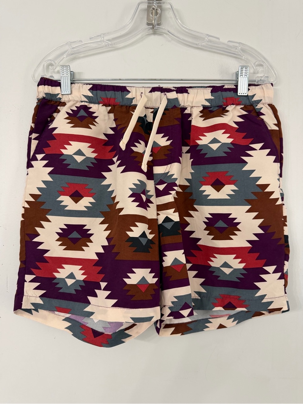 Super Massive Men’s Medium Aztec Southwestern print active gym workout shorts